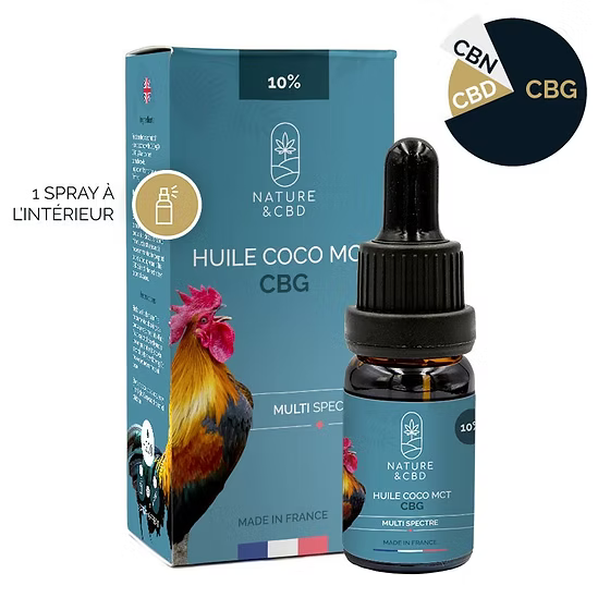 Aceite CBG BIO 10% sin THC - Espectro Múltiple | Beneficios y